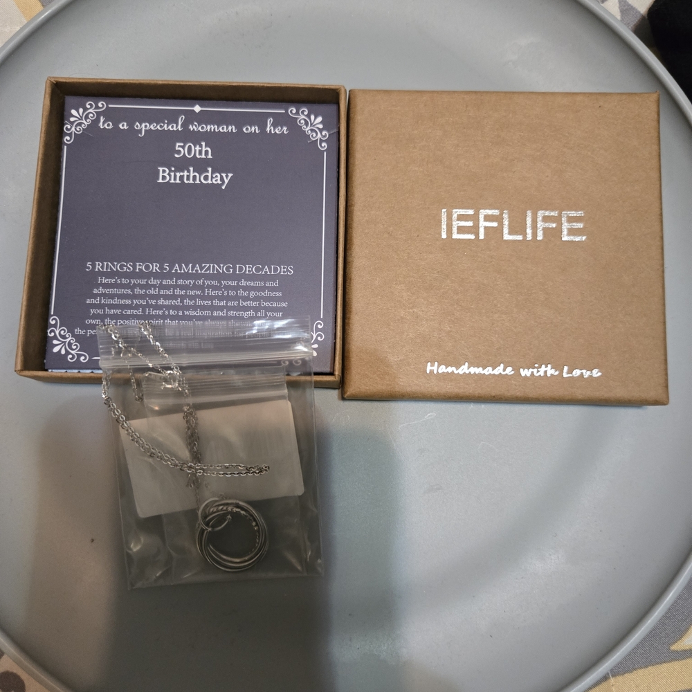 IEFLIFE Silver Necklace for Women